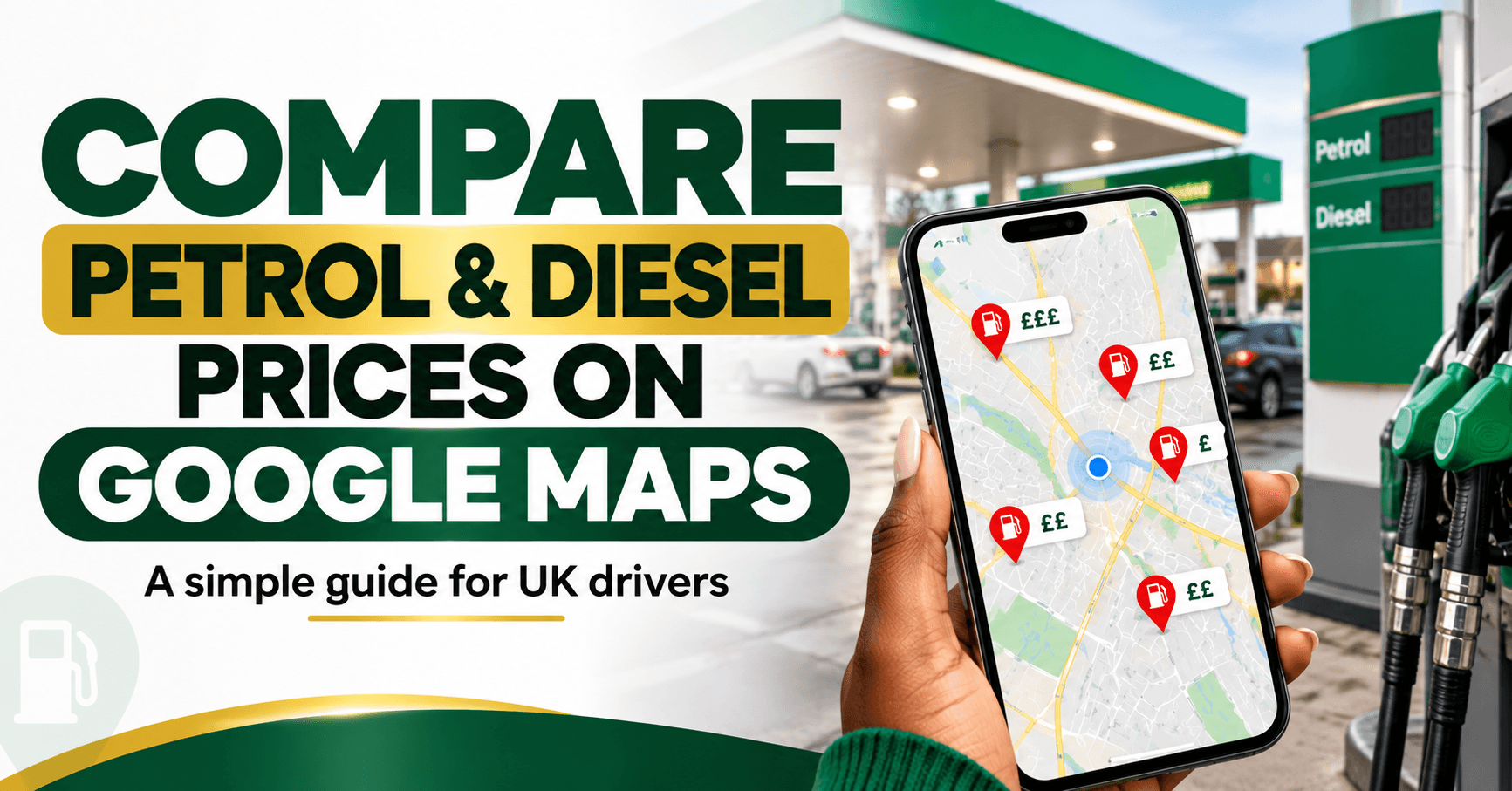 ⛽💷 Did You Know? You Can Now Compare Petrol and Diesel Prices on Google Maps in the UK!