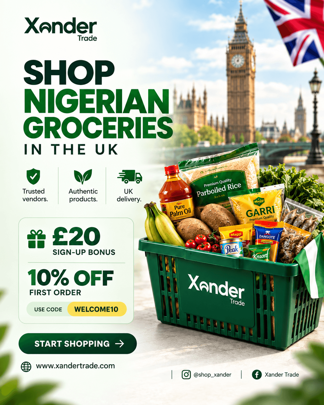 XanderTrade — Your Nigerian Marketplace in the UK